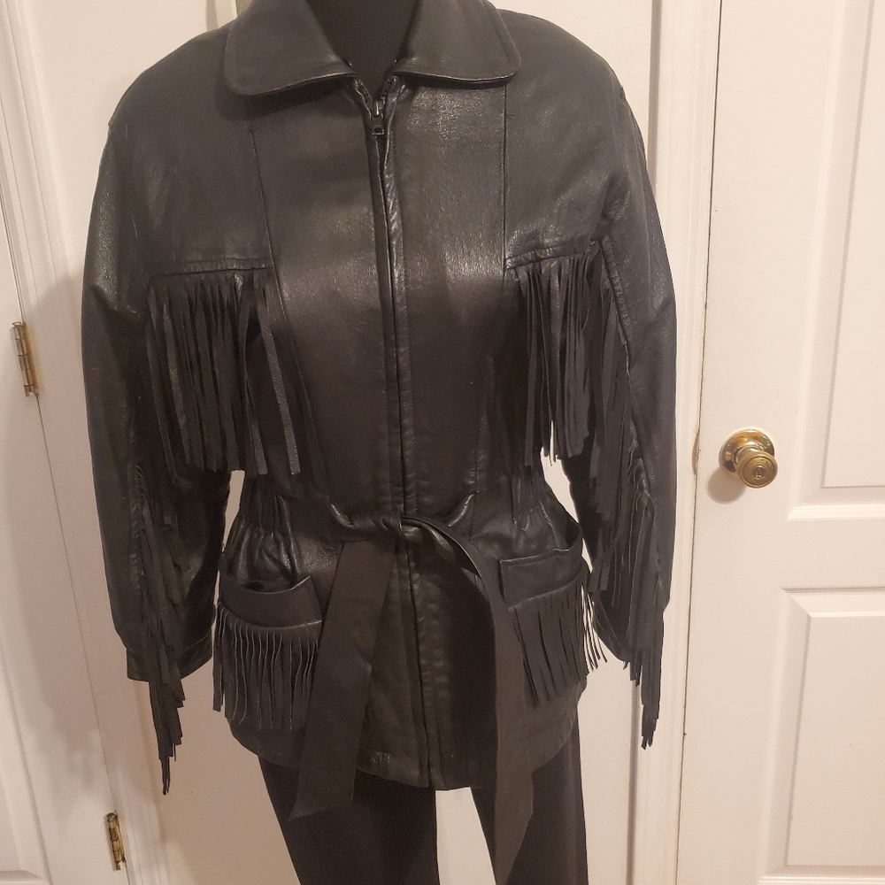 Vintage leather jacket